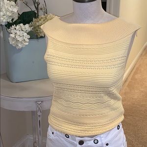 Off the Shoulder Yellow Blouse